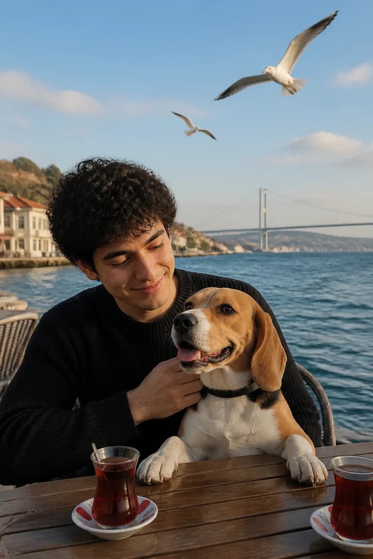 Boğaz'da çay örnek görseli