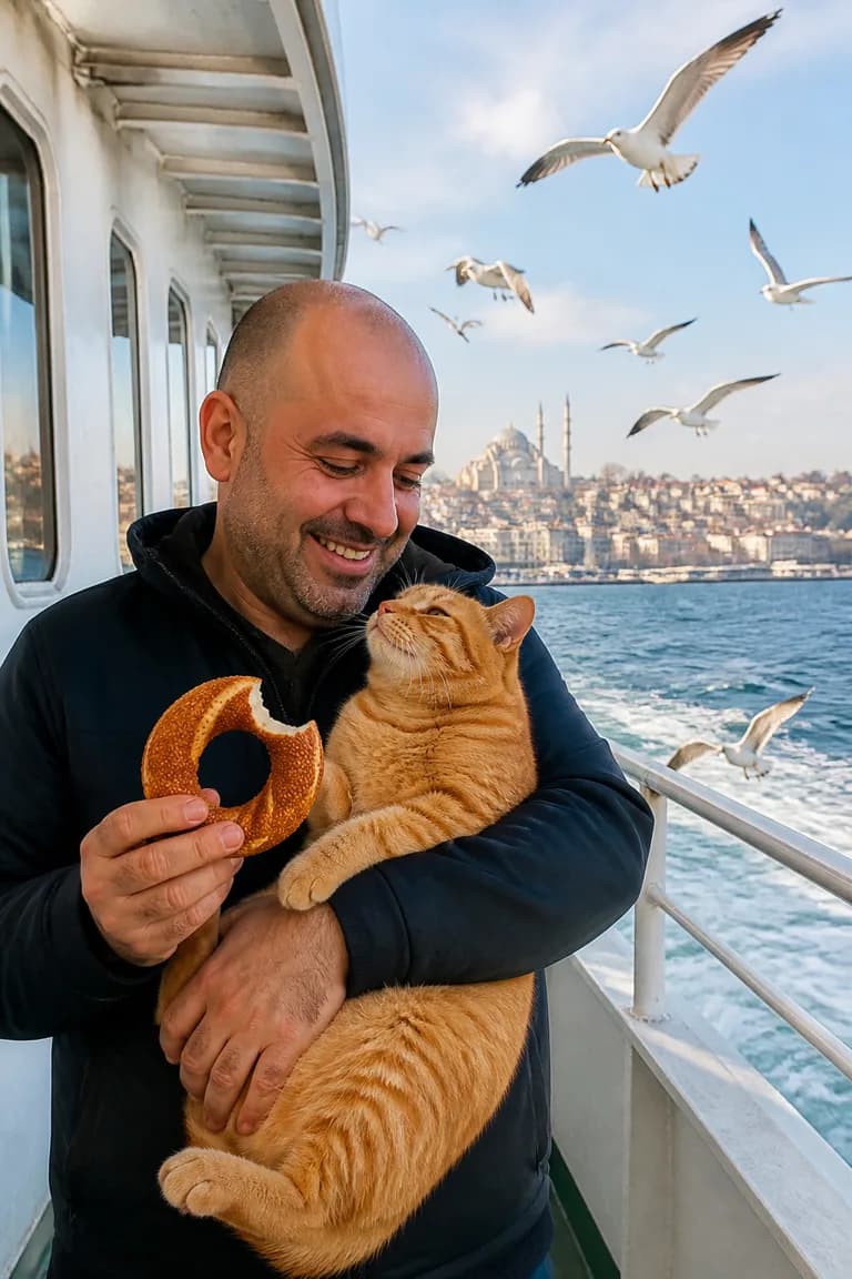 Vapurda simit örnek görseli